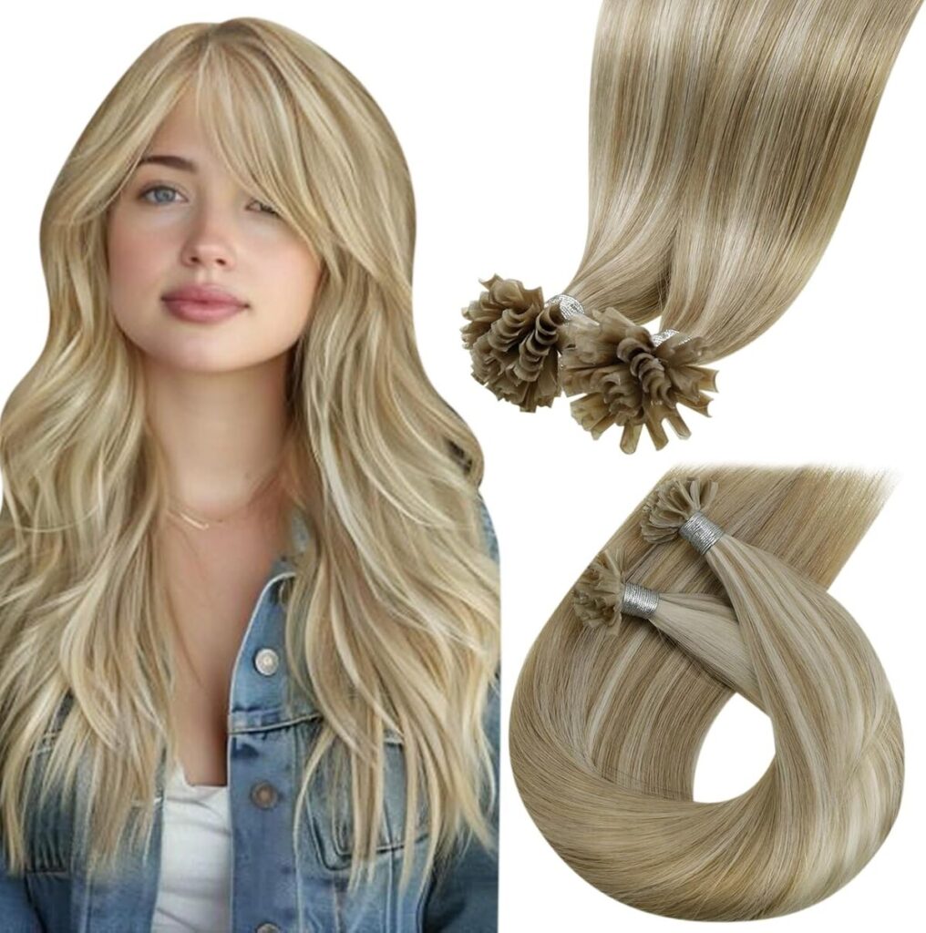 Test : extensions LaaVoo cheveux naturel kératine blonde 55 cm
