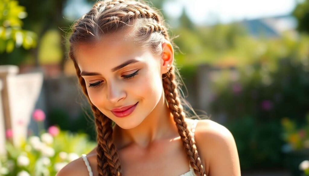 Tresses faciles : coiffures estivales tendance