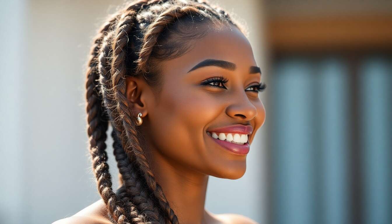 Coiffures avec tresses pour un look estival &eacute;l&eacute;gant
