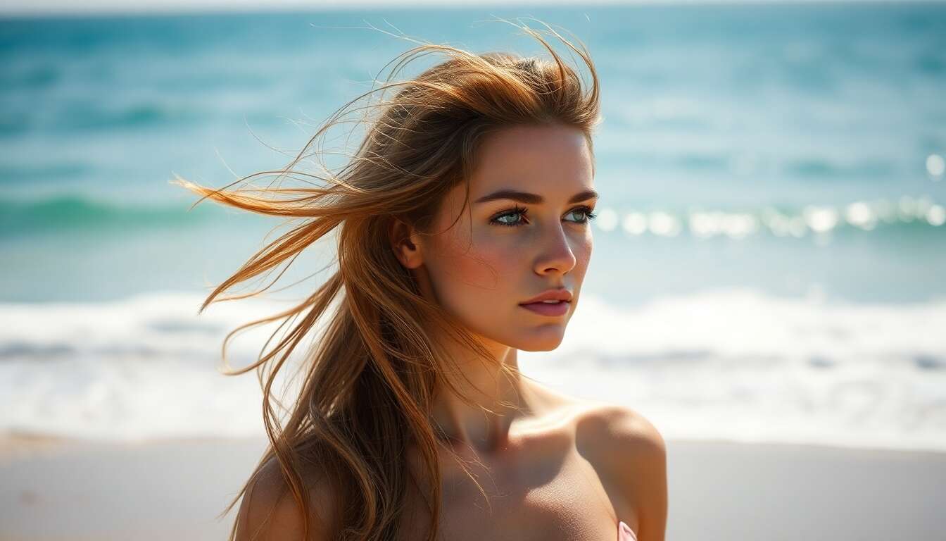 Les effets du soleil sur la sant&eacute; des cheveux