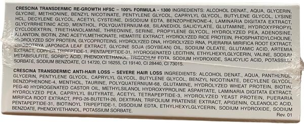 Labo Crescina Traitement complet repousse anti-chute cheveux HFSC Retard 1300 pour femme 10 + 10 ampoules