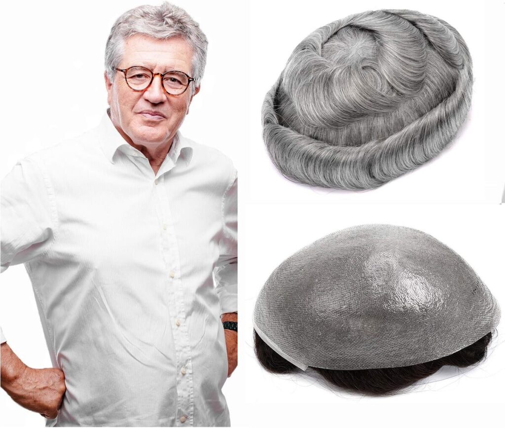 Avis sur la perruque GEX 8 : postiche cheveux humains pour hommes