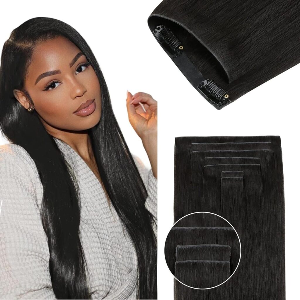 Avis sur les extensions cheveux Lashey InvisiEdge 40 cm noir