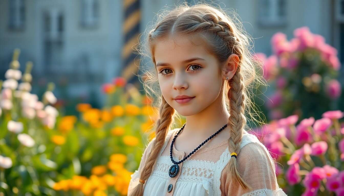 Tendances actuelles en coiffures boh&egrave;mes pour filles