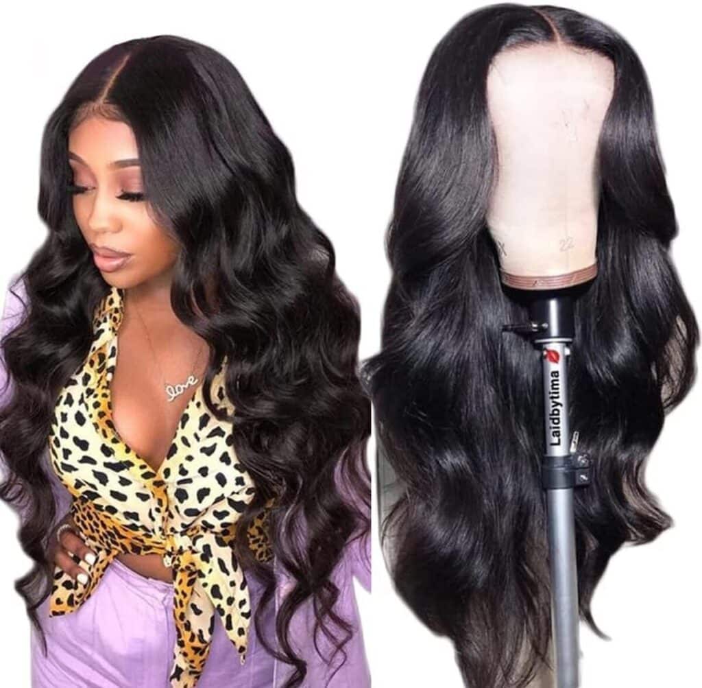 Avis sur la perruque brésilienne body wave 22 pouces densité 180%