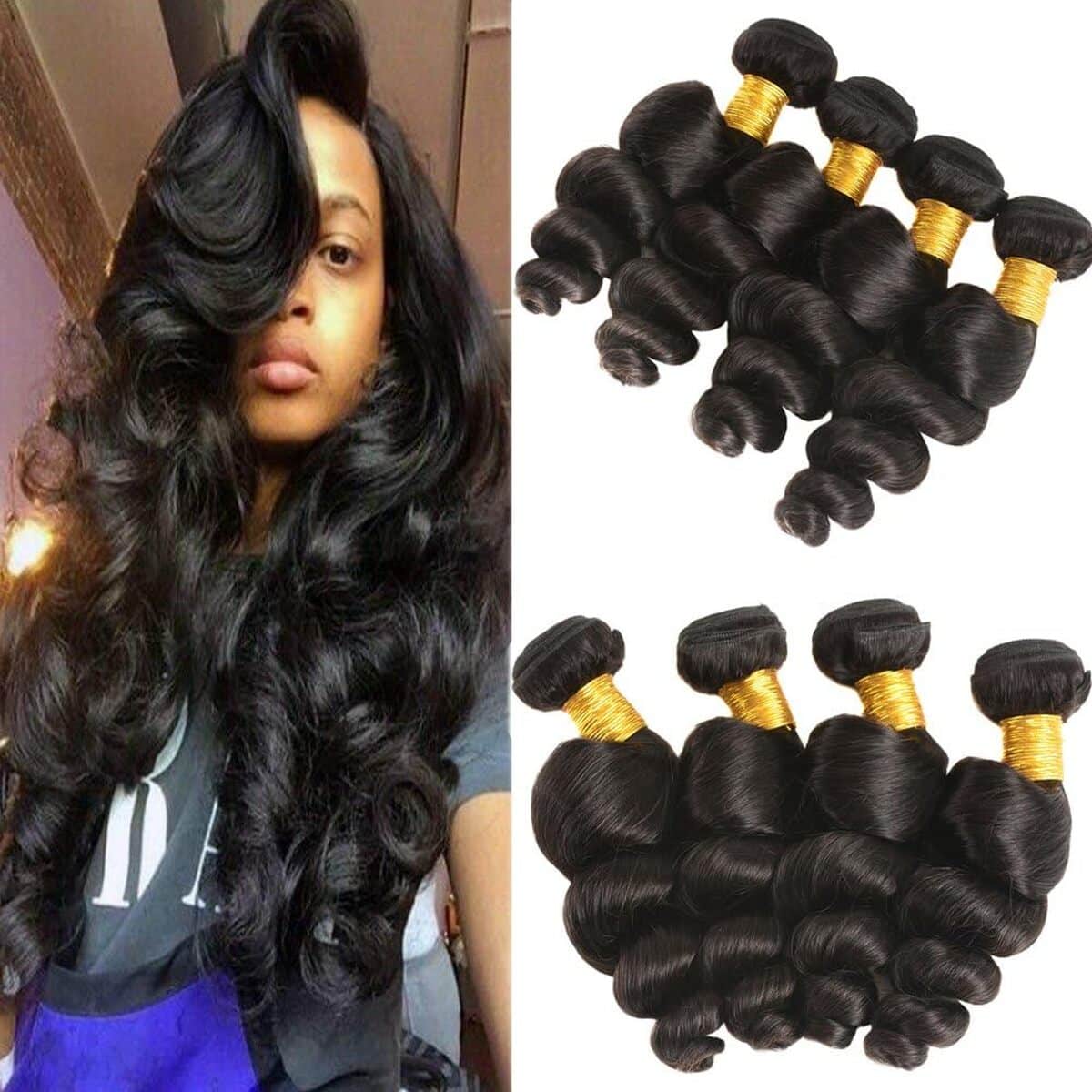 Test des extensions capillaires Huarisi Loose Wave : souplesse et qualité brésilienne
