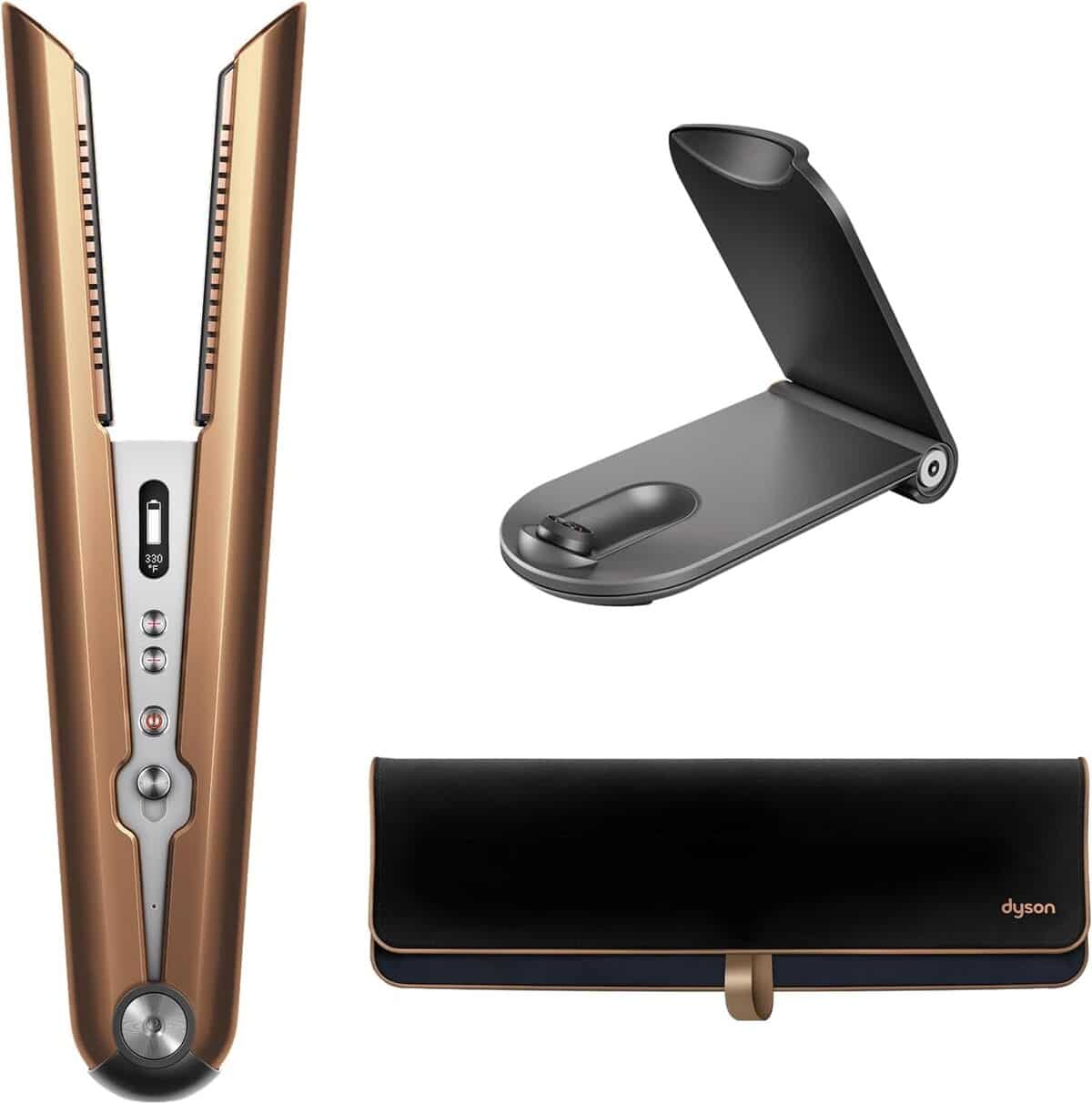 Test Dyson Corrale : lisseur cuivré/nickel