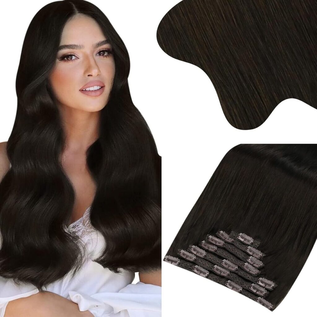 Test : extensions naturelles maxi volume Moresoo 60 cm brun foncé