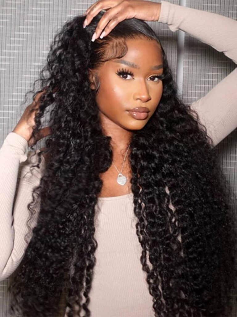 Avis sur la perruque deep wave 30 pouces sans colle de cheveux brésiliens