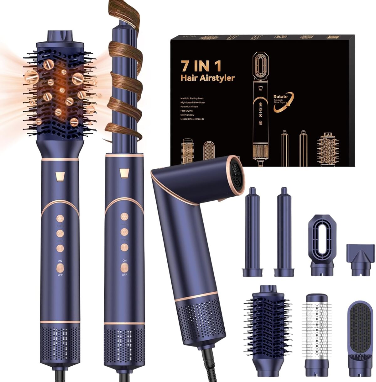 Test de la Pro Air Brush Styler : brosse soufflante 7 en 1 haute vitesse
