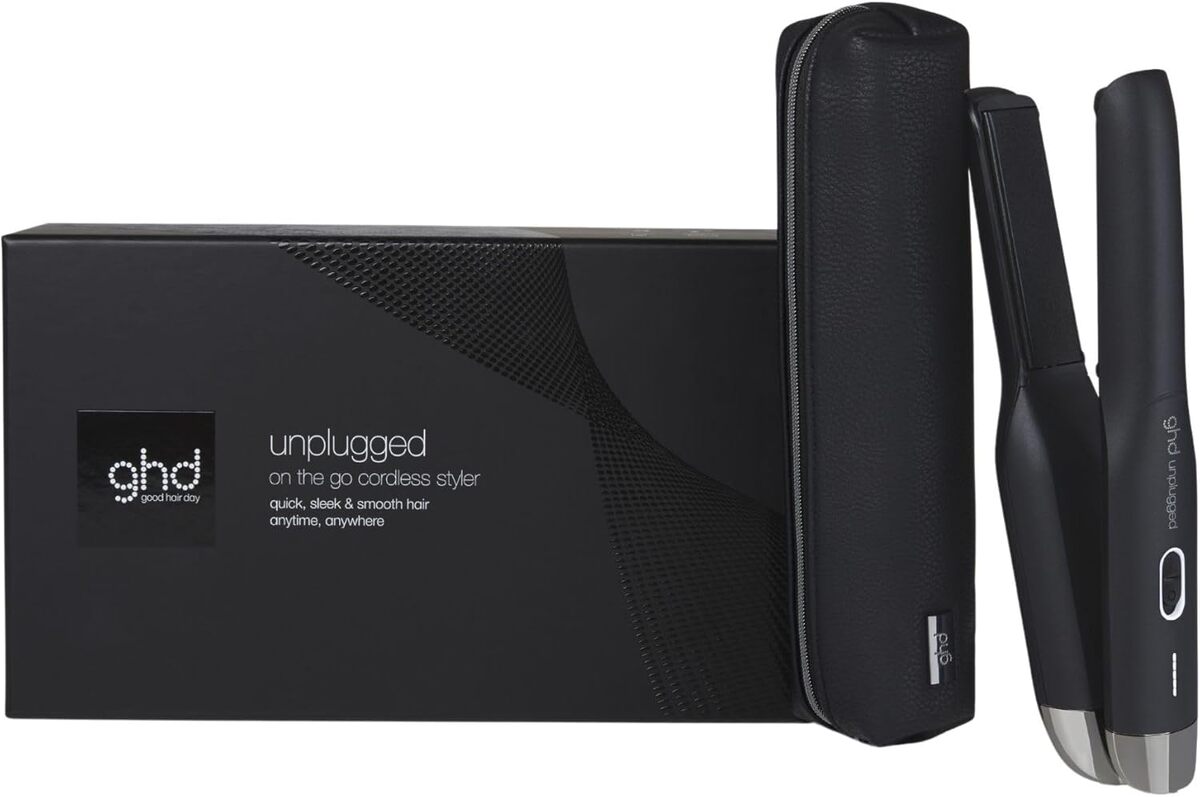 Test du lisseur cheveux sans fil GHD Unplugged noir