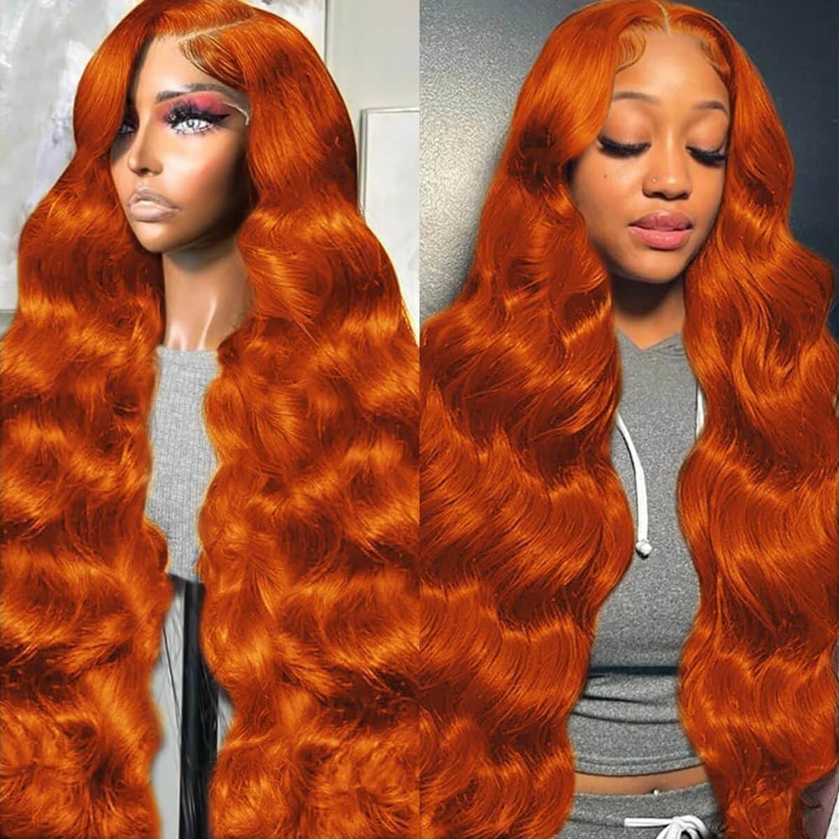 Test : perruque Chocolate Brown 28" body wave