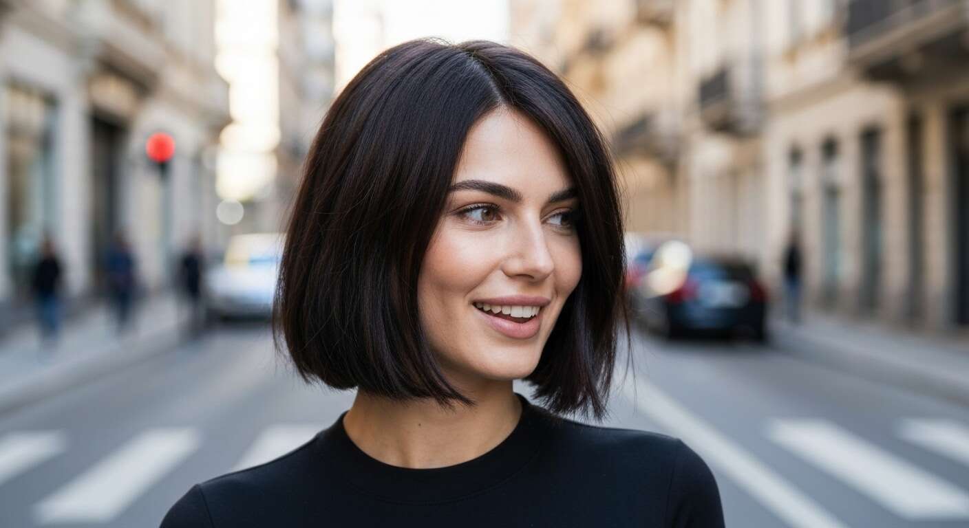 Carré court dégradé : le french bob tendance
