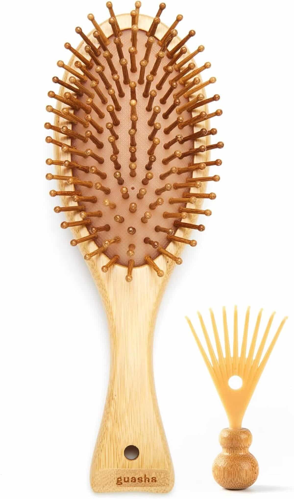 Test brosse Lyingaifei : un peigne à cheveux en bambou pour cuir chevelu apaisé