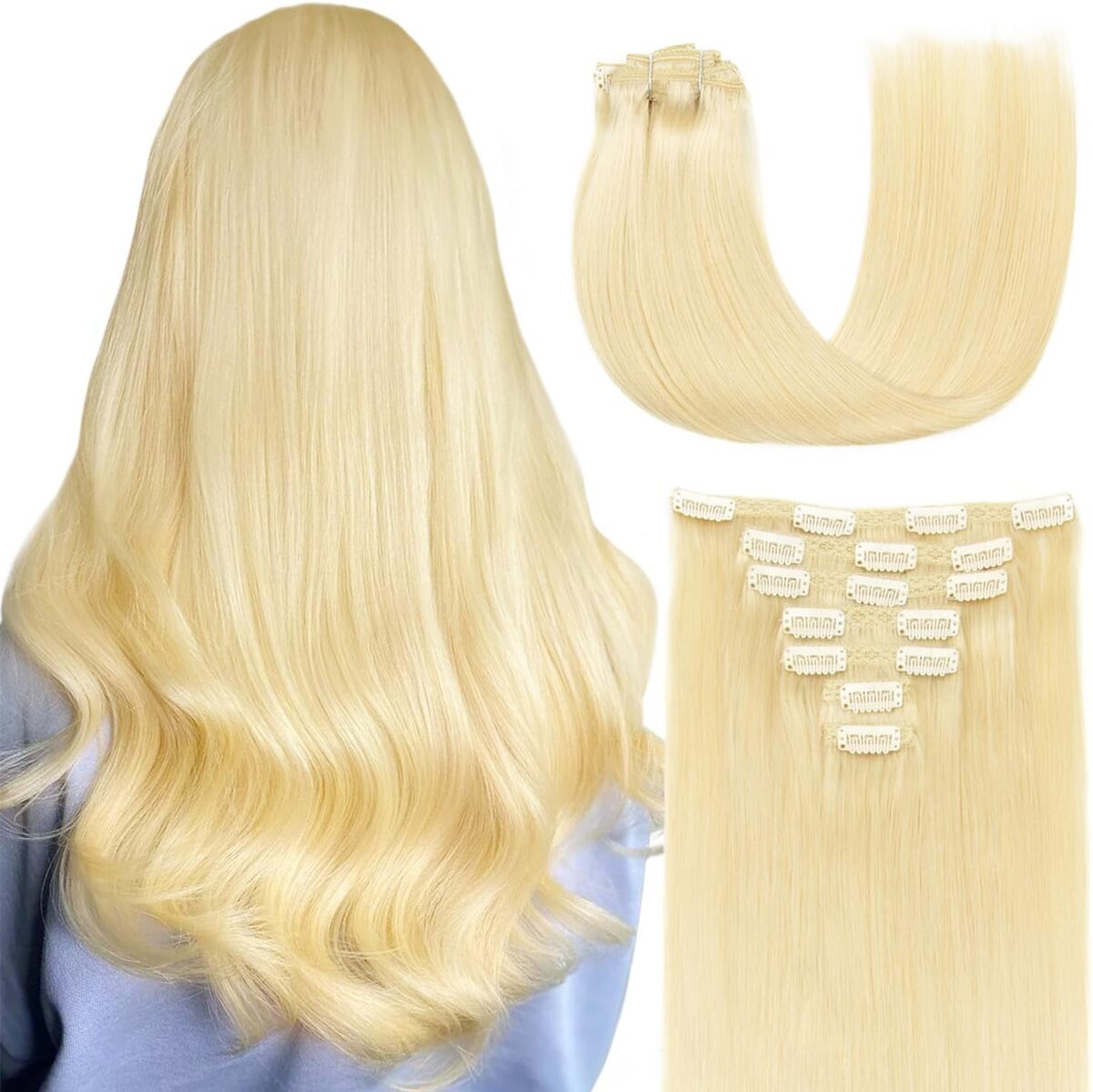 Test des extensions cheveux AGMITY : blond pâle, invisibilité et confort au rendez-vous