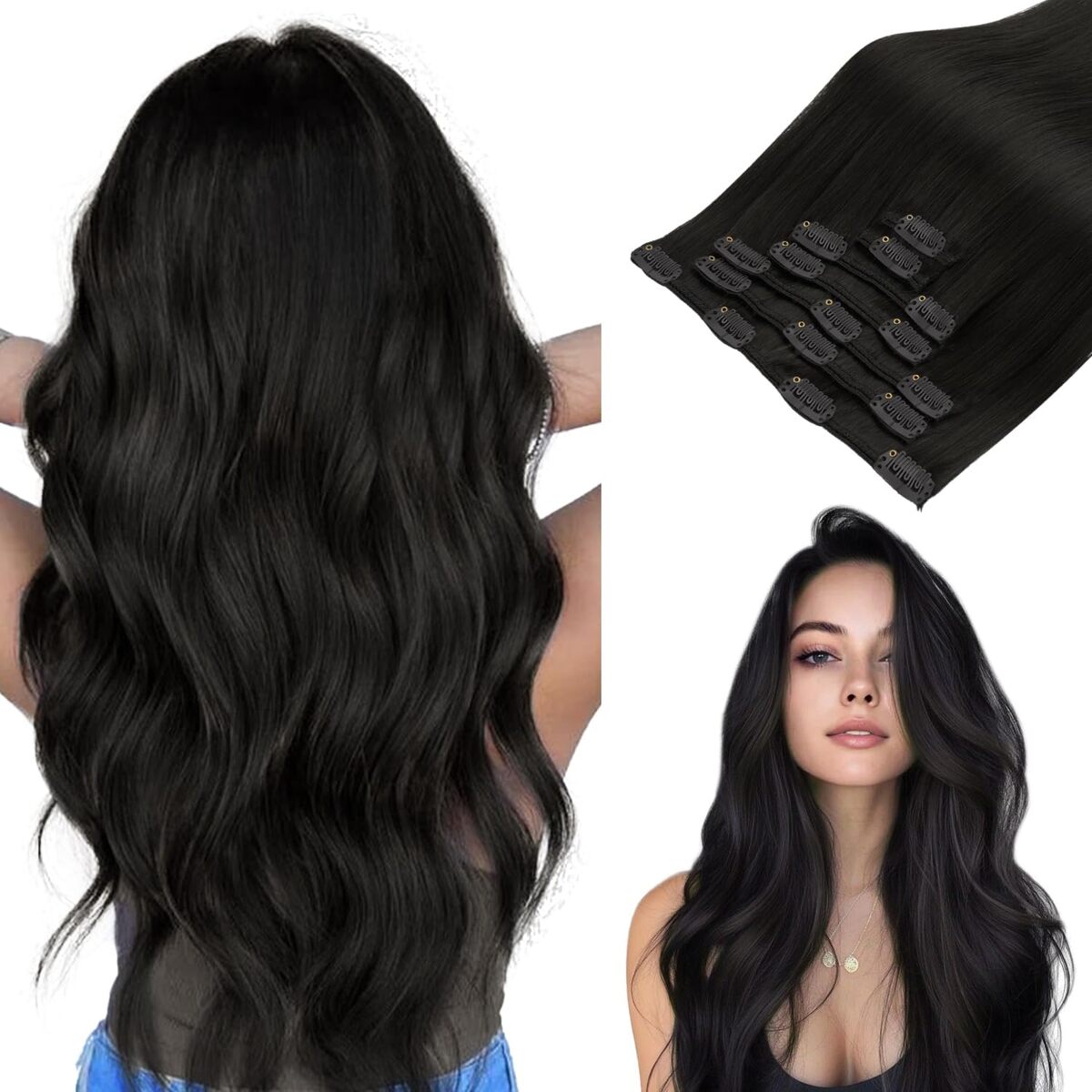 Test des extensions hotbanana : cheveux naturels 50 cm noir de jais
