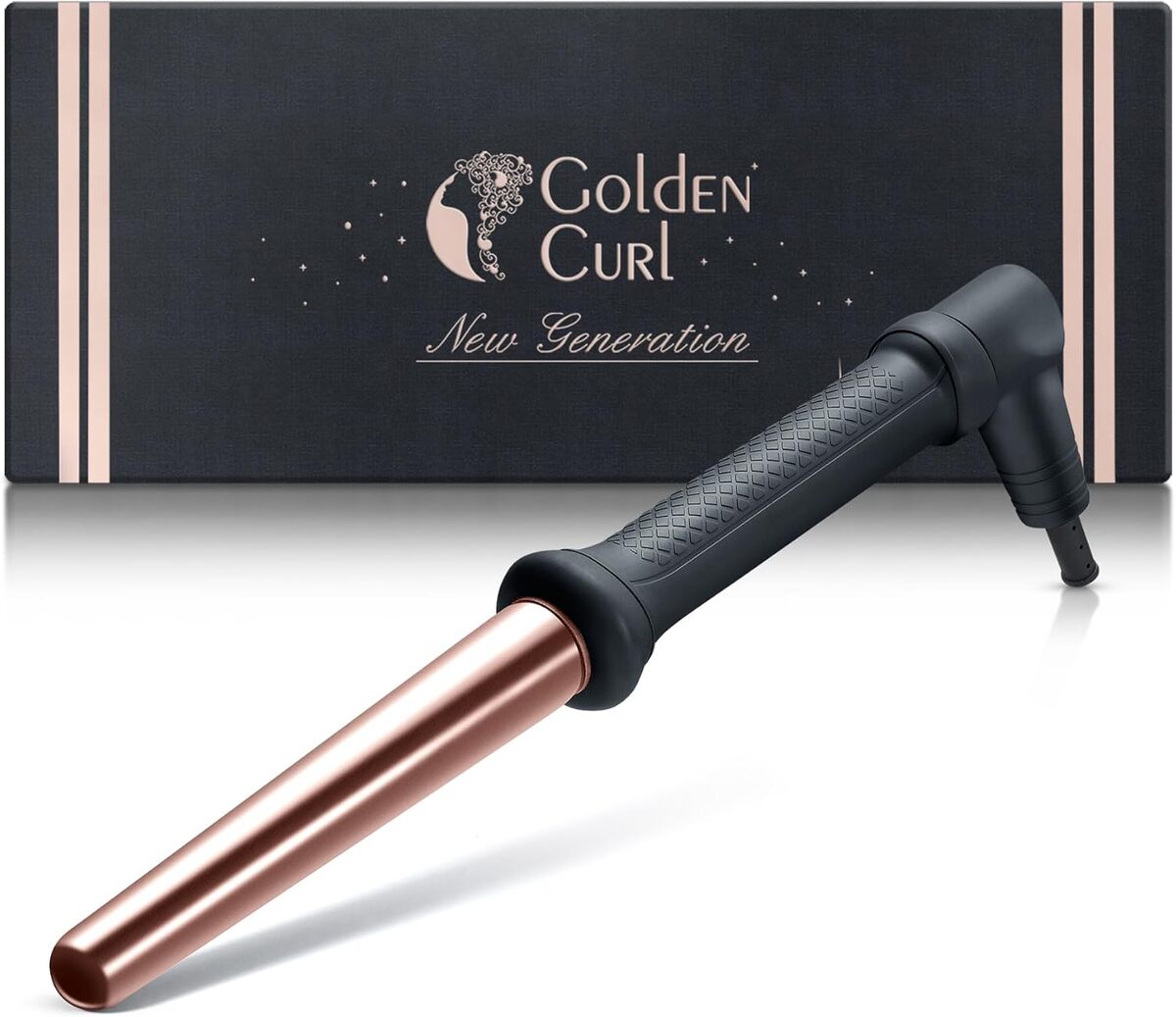 Test du boucleur Golden Curl professionnel : élégance en or rose