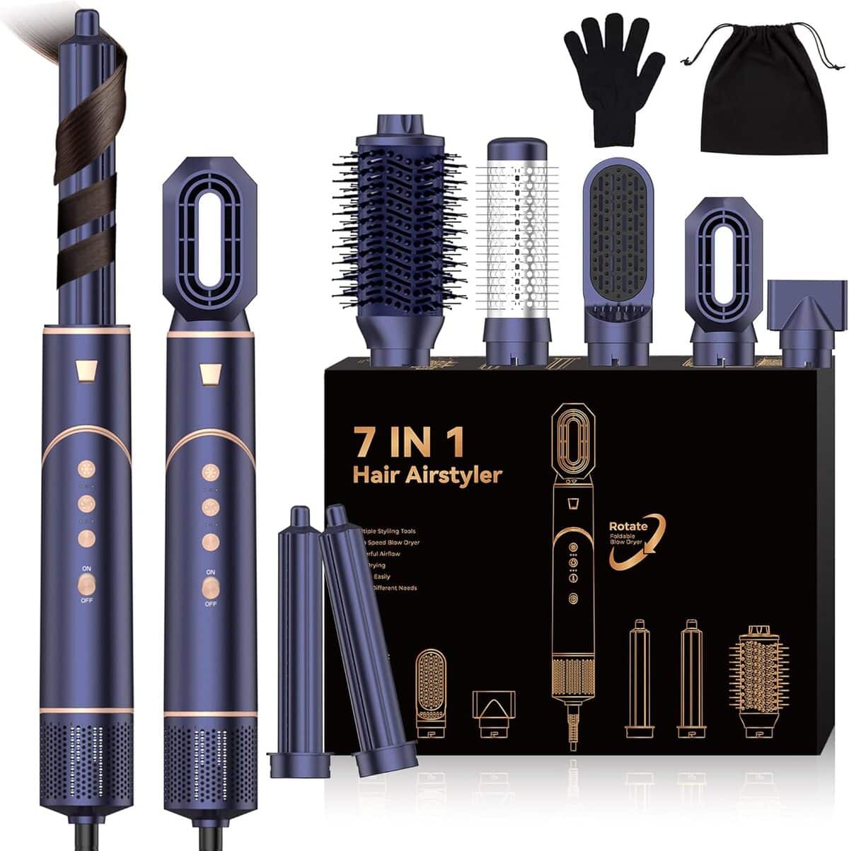 Test du sèche-cheveux Air Styler 7 en 1 multifonctionnel
