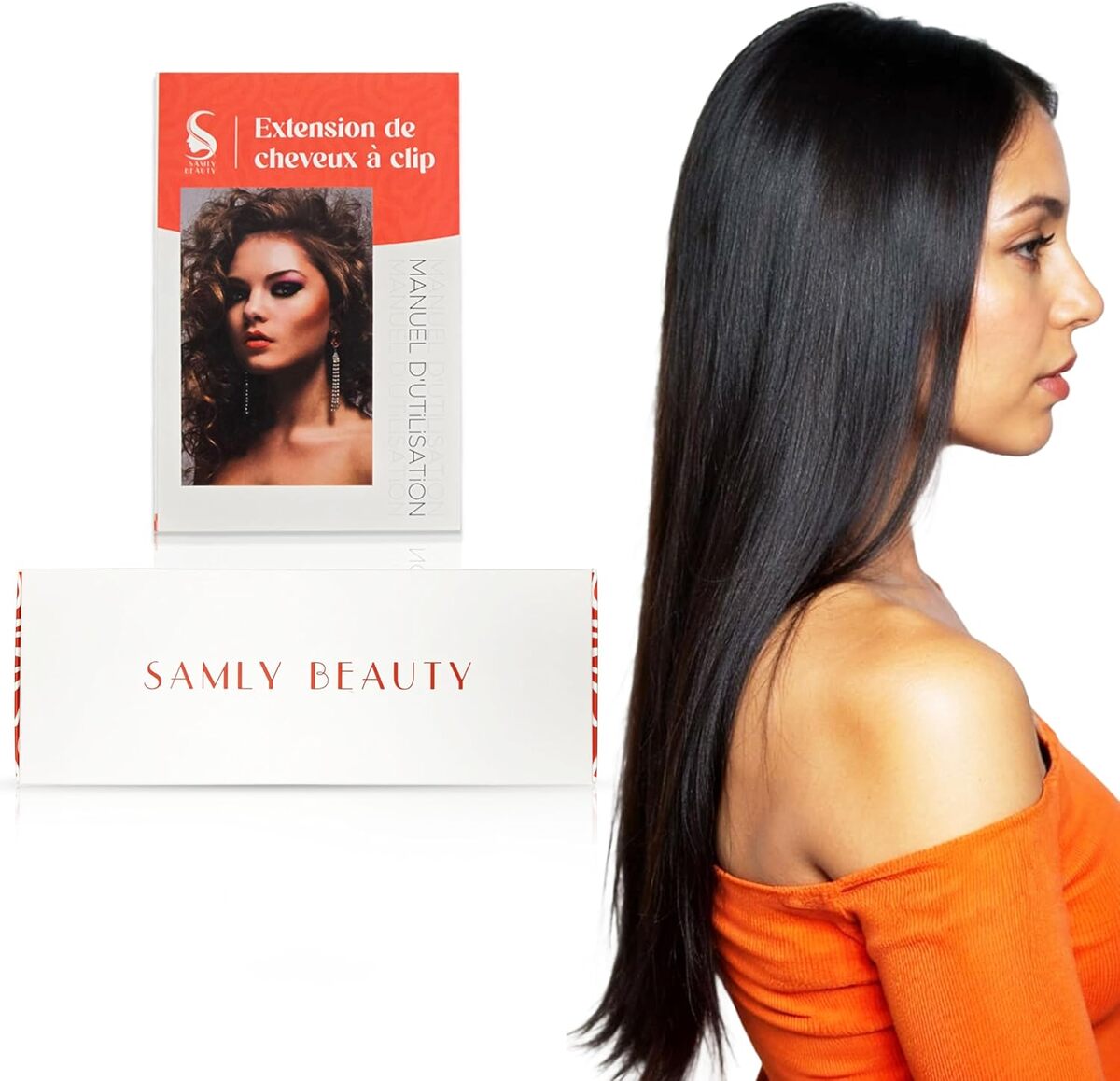 Test : extensions cheveux naturel SAMLY BEAUTY 60 cm à clips