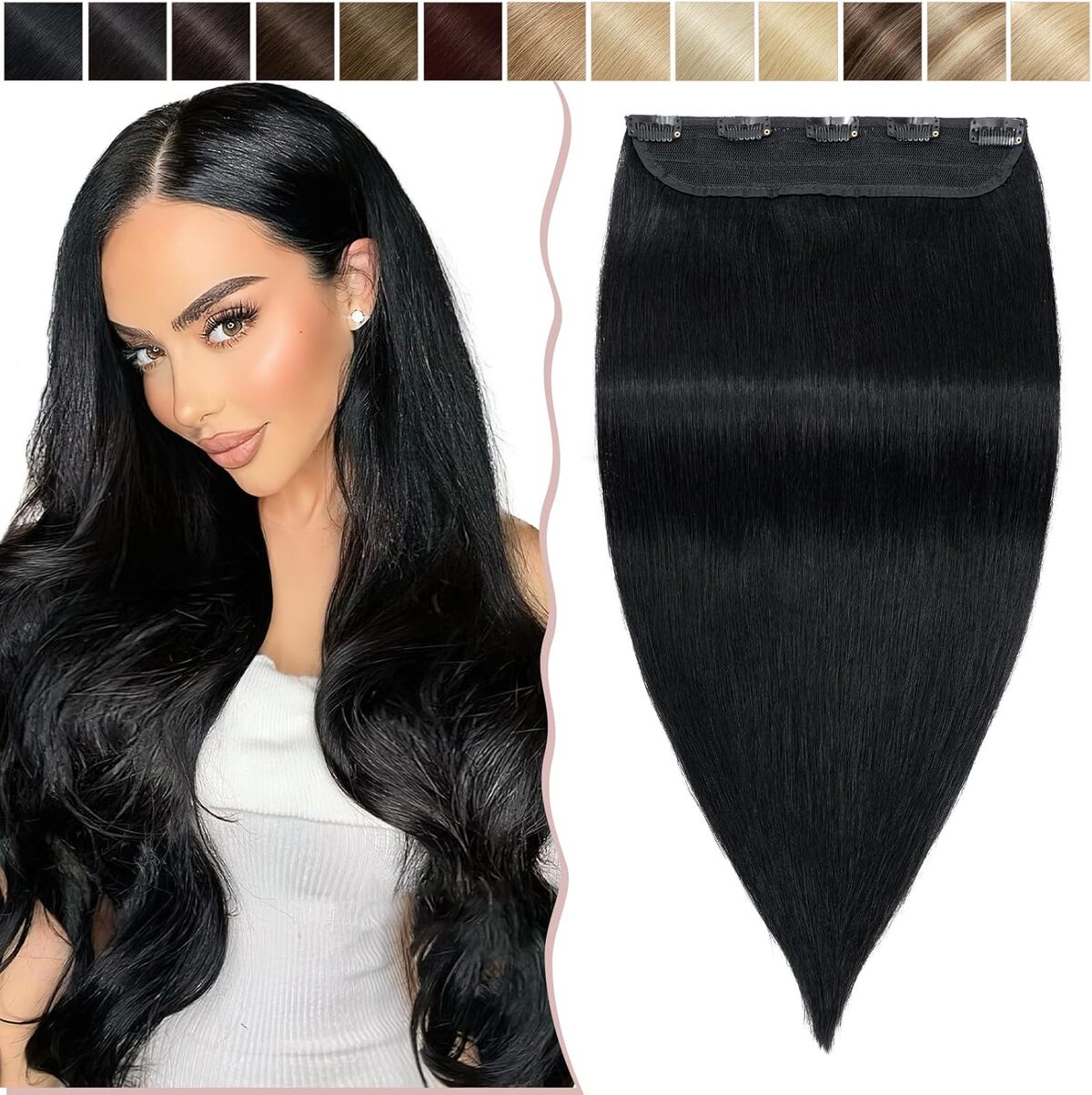 Test de l'extension cheveux SEGO 60 cm gris argenté