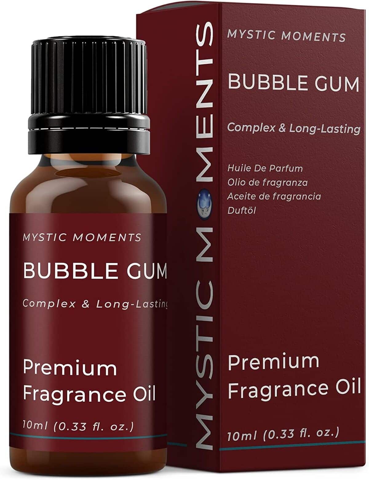 Test de l'huile parfumée Mystic Moments Bubble Gum 10 kg