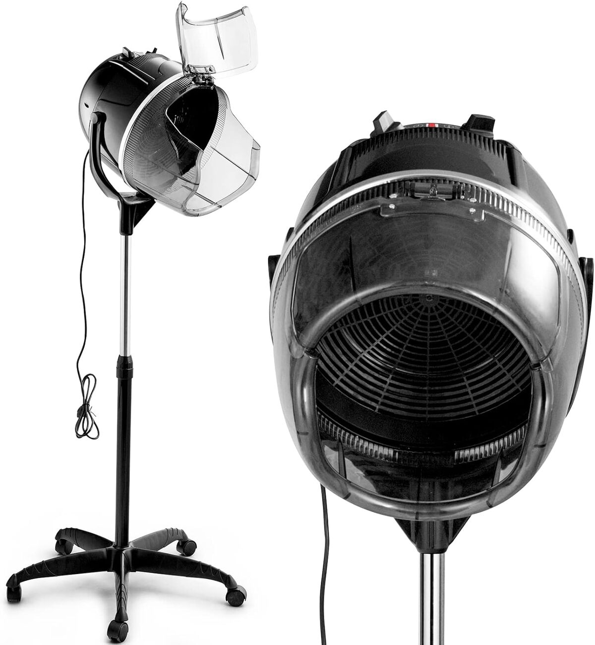 Test : sèche-cheveux Relax4life 1050W avec casque réglable