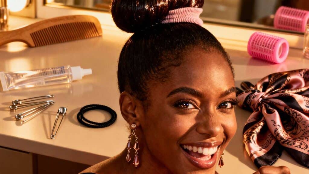 Chignon chic personnalisé : coiffure protectrice DIY facile