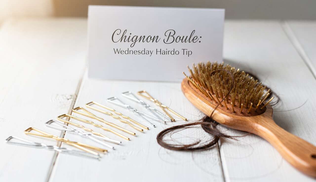Chignon Boule : astuce Coiffure du Mercredi