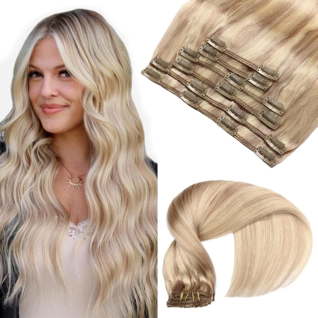 Avis : extensions de cheveux VINBAO blondes et soyeuses