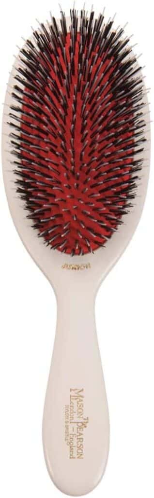 Avis sur la Mason Pearson BN2 : la brosse en poils et nylon ivoire