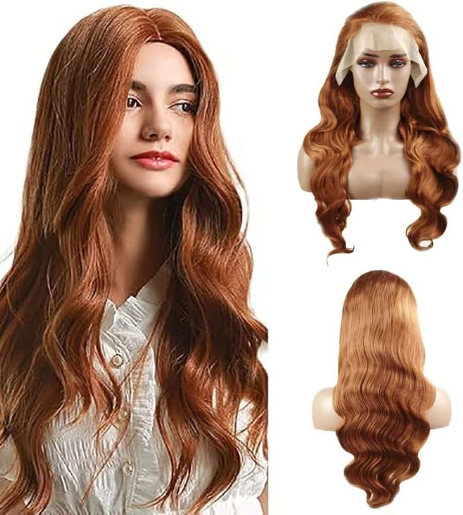 Avis sur la perruque Hxxcoup cheveux humains brésiliens Remy ondulés 61 cm brun clair
