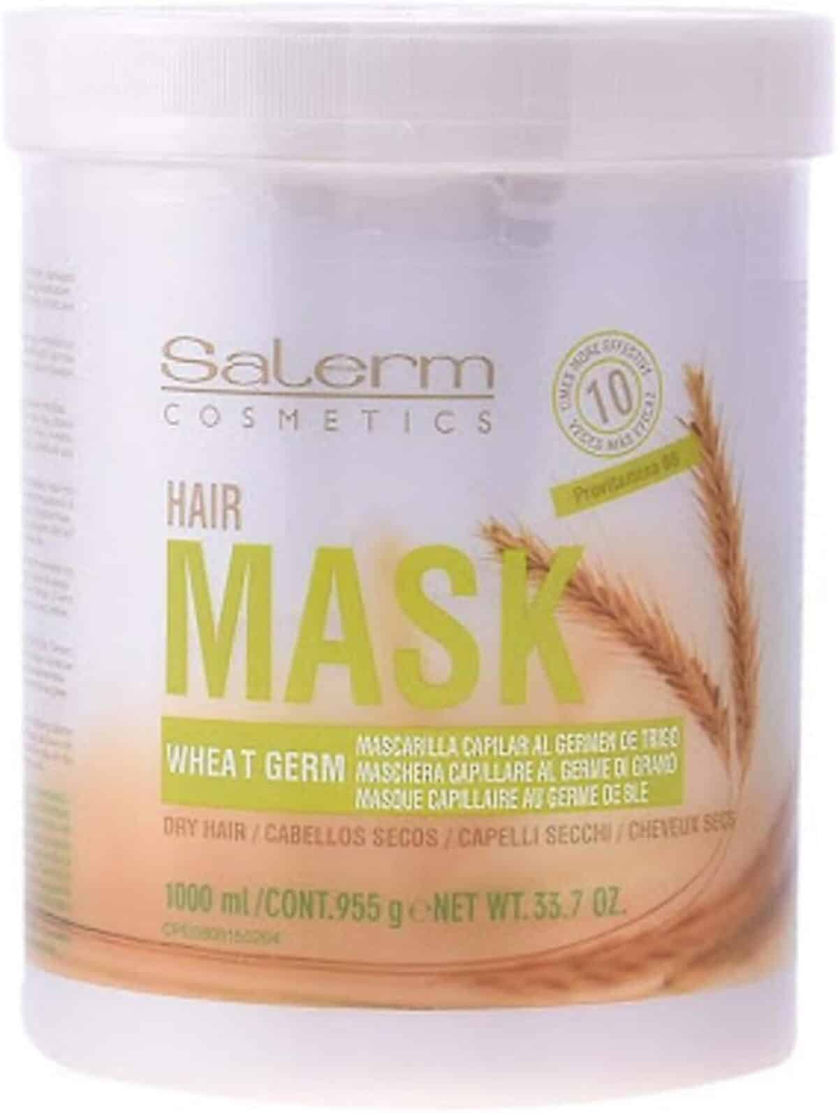 Test du masque capillaire Salerm Cosmetics germes de blé pour cheveux secs