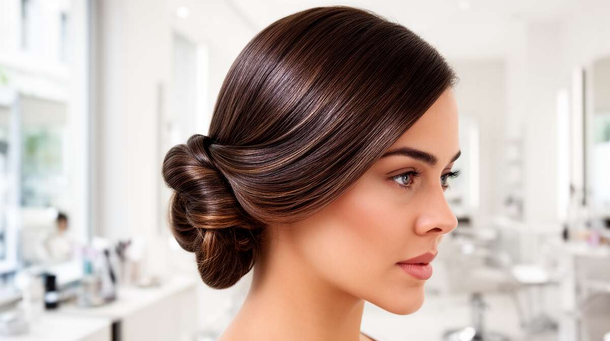 &eacute;tapes pour r&eacute;aliser un chignon twist&eacute; lat&eacute;ral