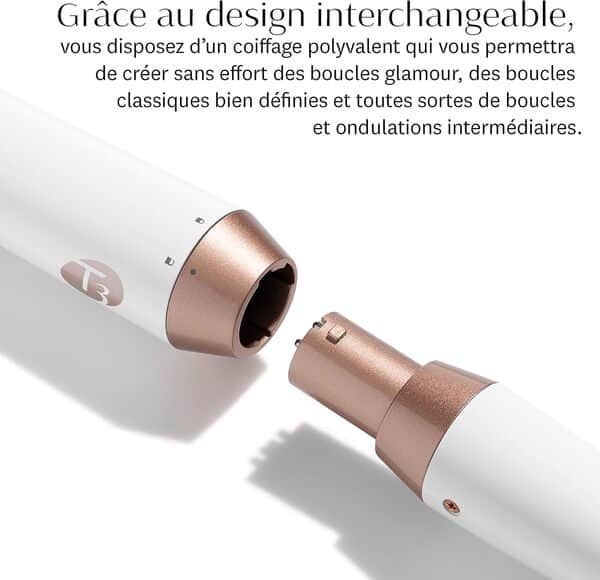 T3 Twirl Trio Fer à Friser à Trois Cylindres Interchangeables