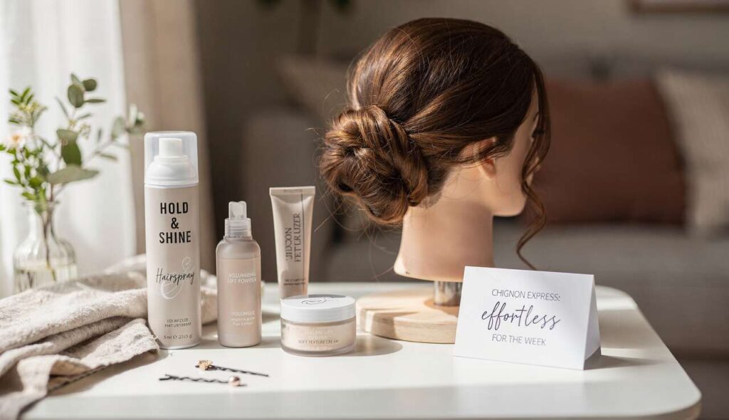 Chignon express : style facile pour la semaine