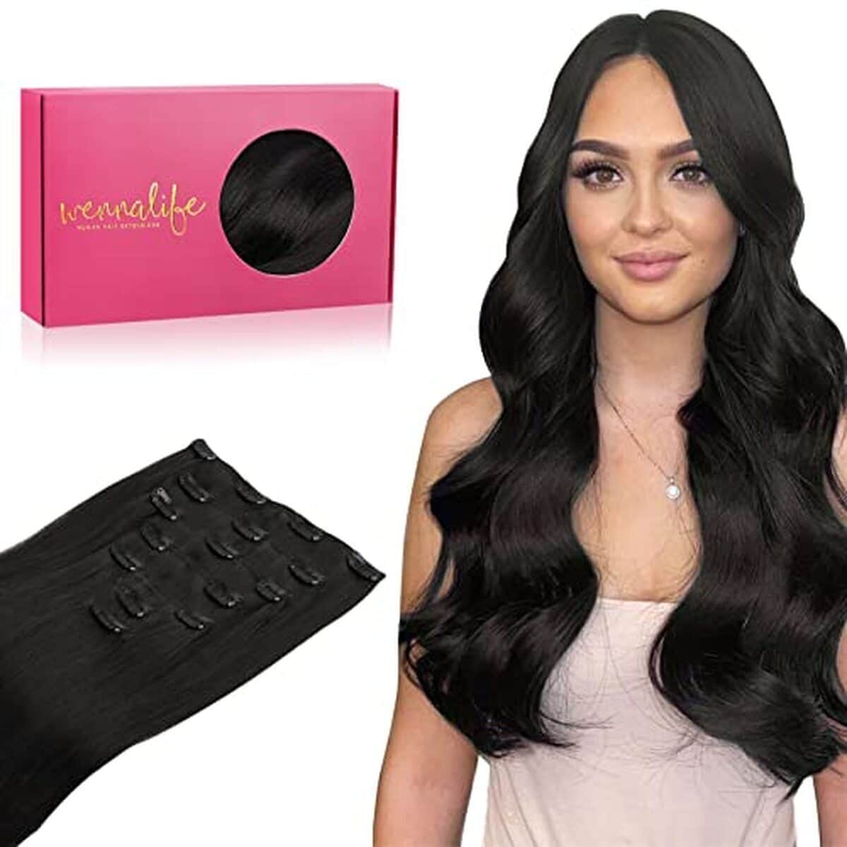 Avis : extension à clip Wennalife 60cm cheveux naturels