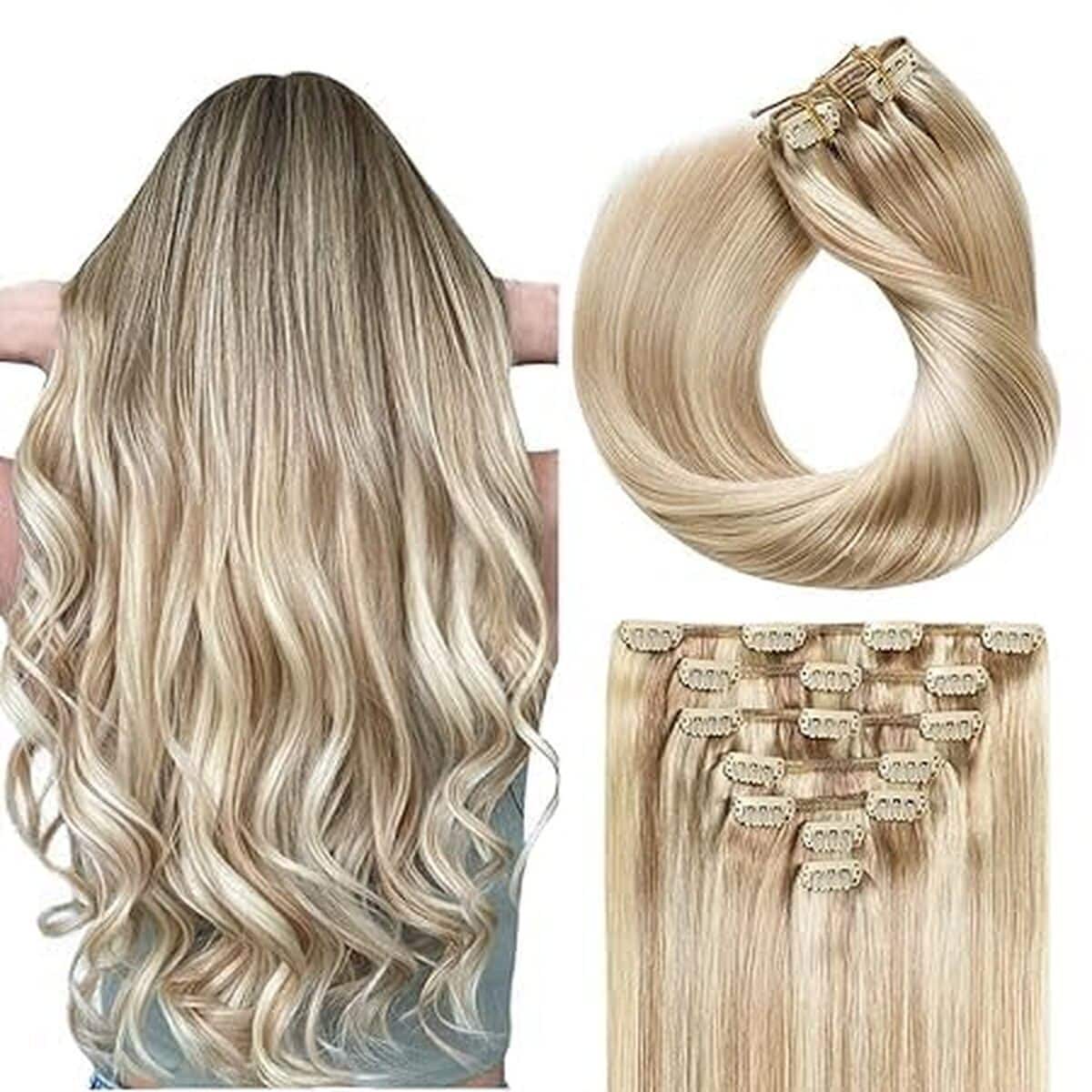Avis sur l'extension de cheveux naturel SUYYA : lisse et longue, 22 pouces