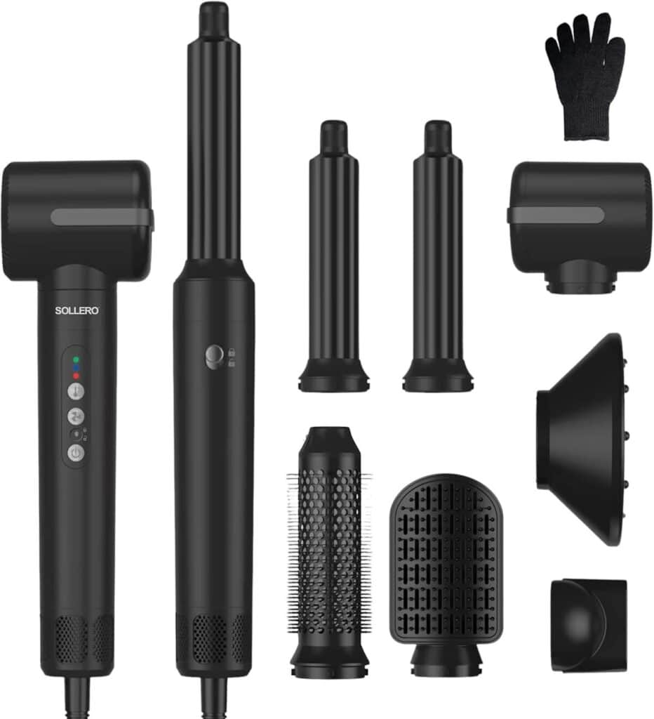 Test du sollero airstyler 7 en 1 : brosse à air chaud polyvalente