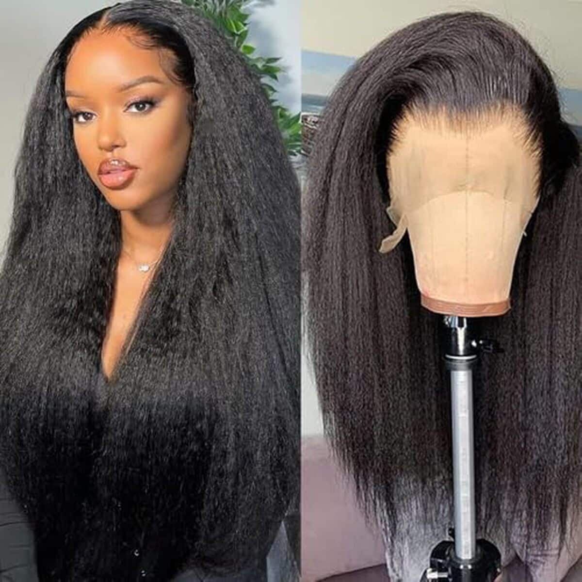 Test : perruque Kinky Straight brésilienne 55 cm, cheveux humains