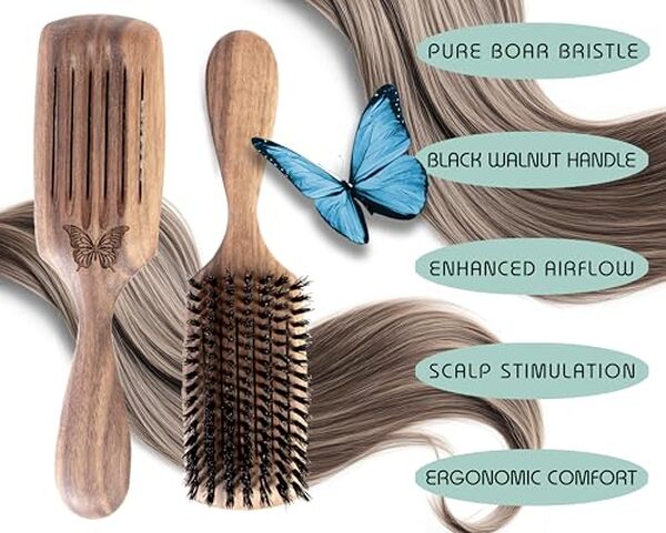 Optimisez votre brushing avec une brosse en poils de sanglier : guide complet et avis d'expert pour des cheveux brillants et soyeux