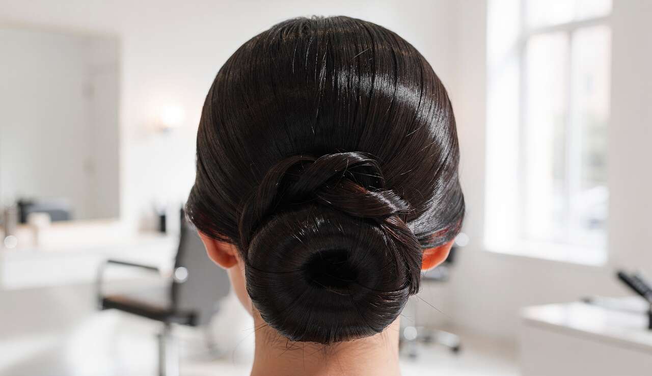 R&eacute;alisation du chignon arri&egrave;re
