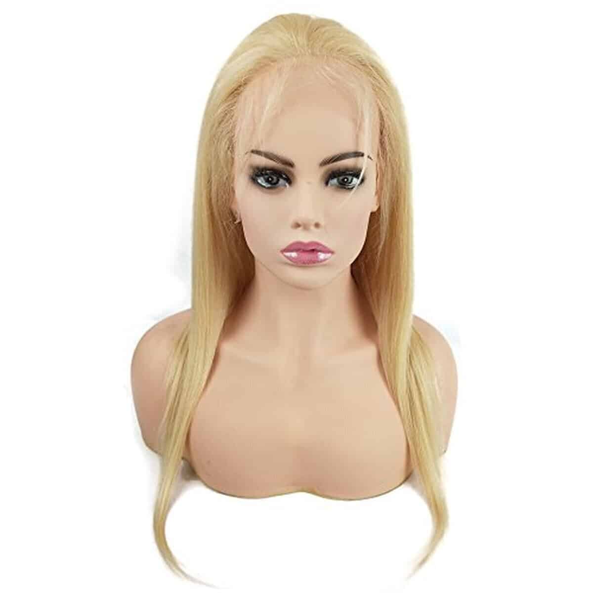 Avis sur la perruque lace front Mila cheveux naturels blond 55 cm