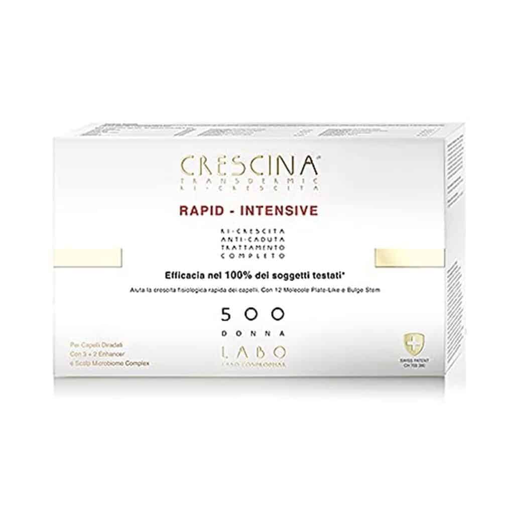 Test du traitement anti-chute LABO Crescina Transdermic 500 Femme