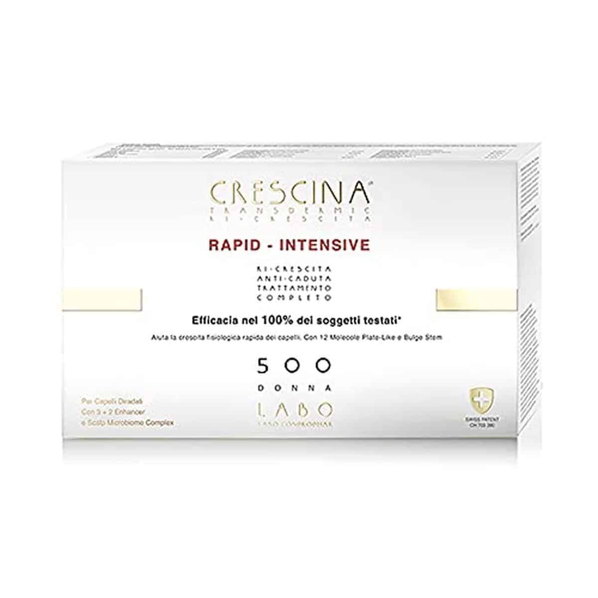 Test du traitement anti-chute LABO Crescina Transdermic 500 Femme