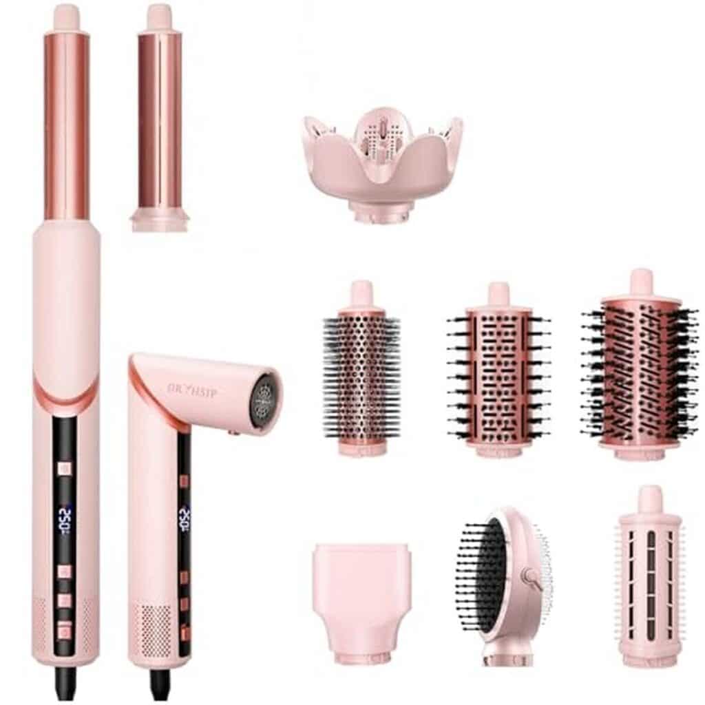 Test : fer à cheveux 9 en 1 haute vitesse avec affichage numérique et technologie ionique