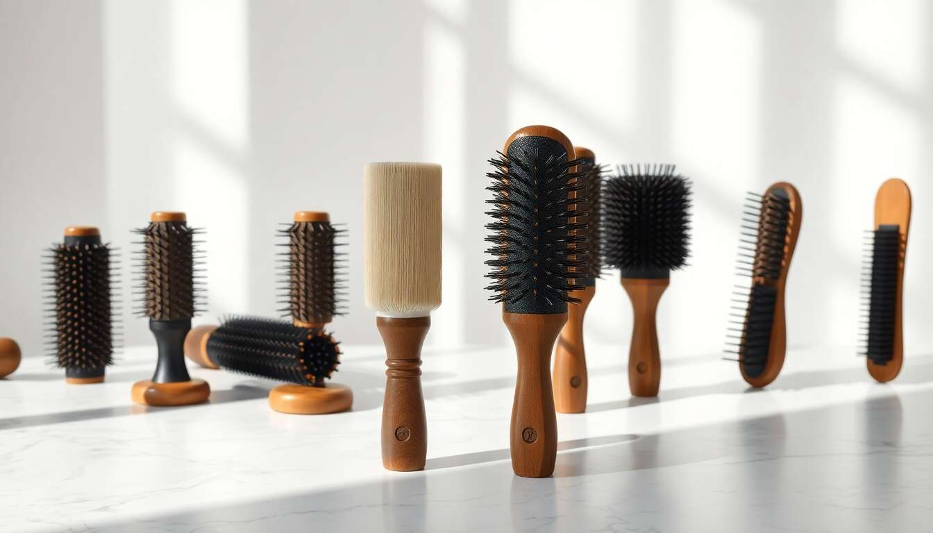 Brosses adaptées pour lisser les cheveux