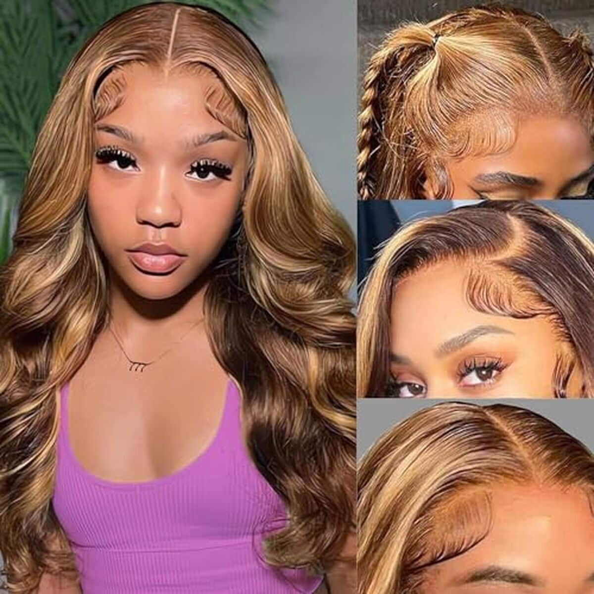 Avis sur la perruque blonde miel IDHERE avec dentelle frontale