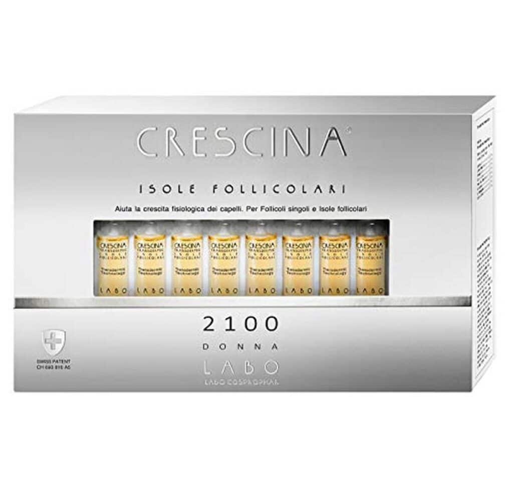 Crescina Traitement Repousse Cheveux Femme 2100 : pack de 20 Ampoules