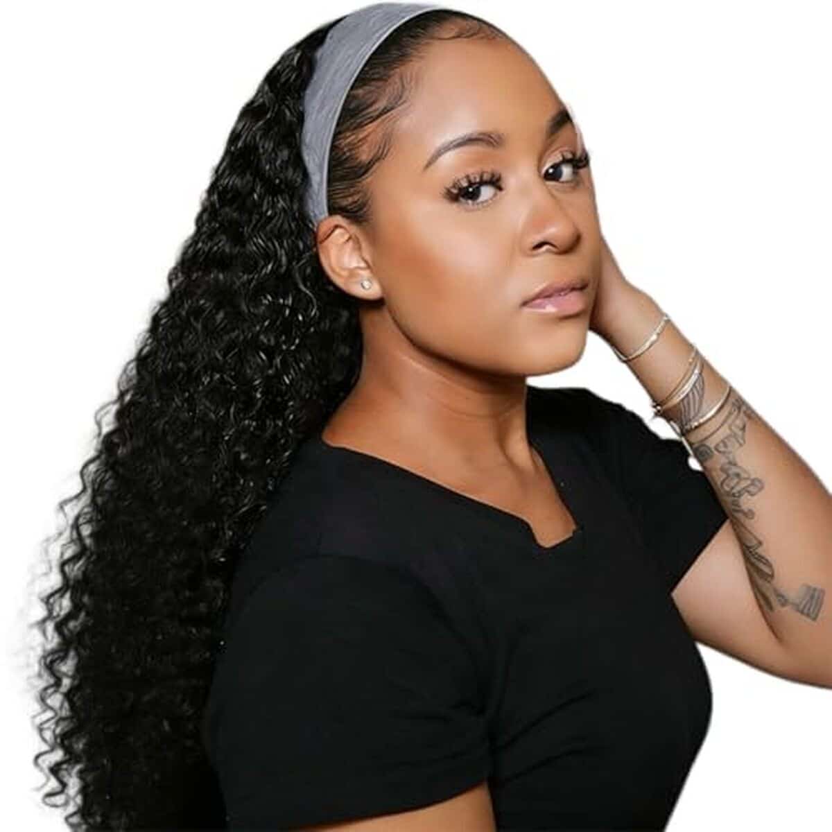 Test de la perruque XSY cheveux humains brésiliens ondulés