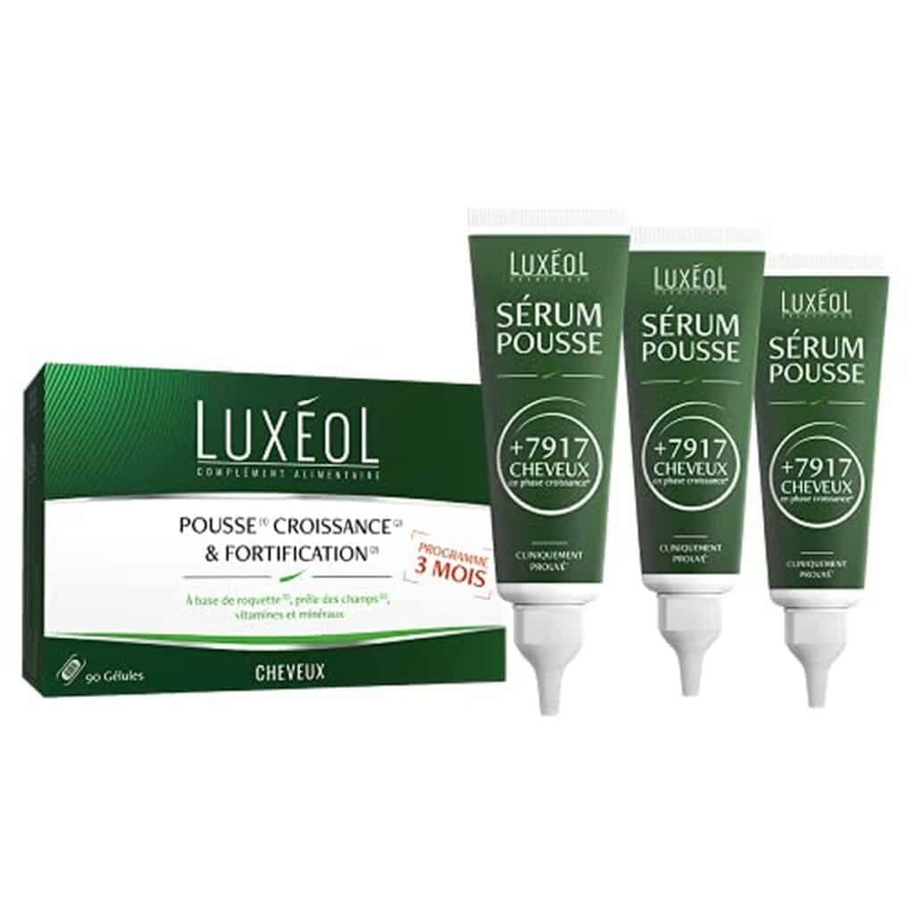 Test du pack Luxéol : sérum pousse des cheveux made in France